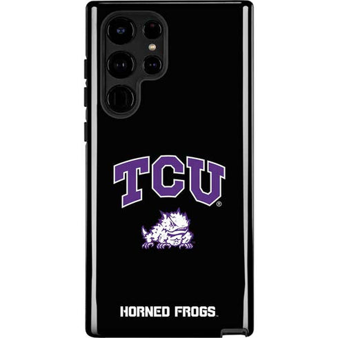 Texas Christian University TCU Horned Frogs Logo Galaxy Cases